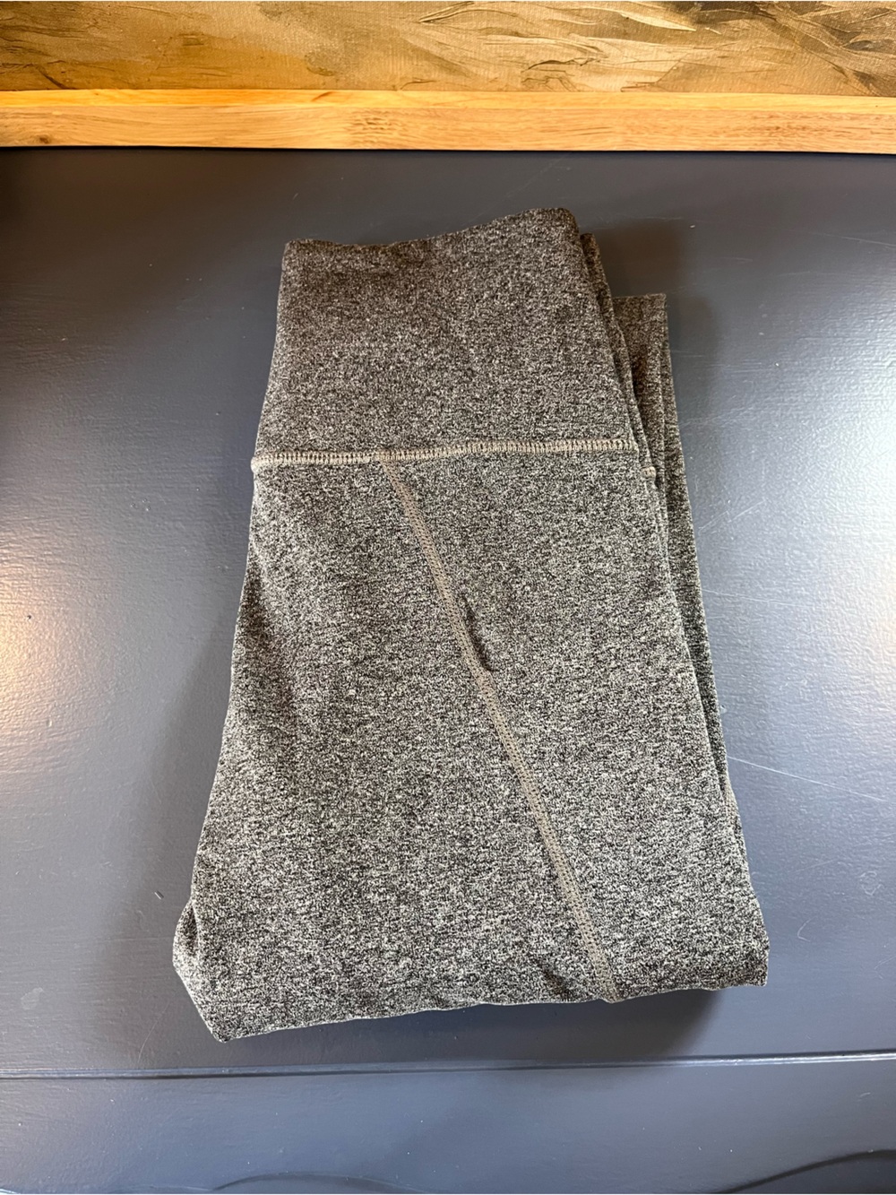 Athleta Salutation Stash Pocket 7/8 Tights in Charcoal Grey Heather XS Powervita